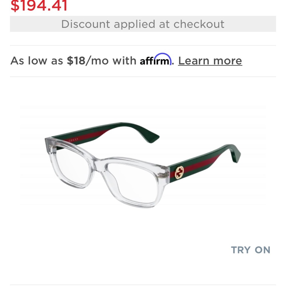 Gucci frame eyeglasses